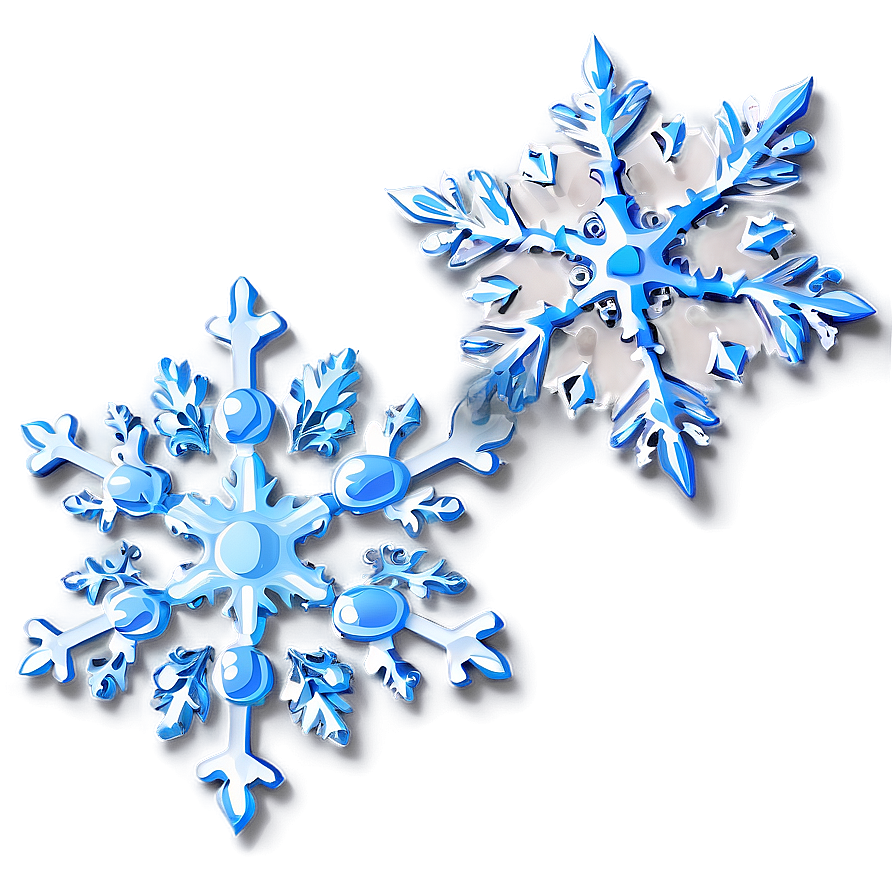 Frosted Snowflake Art Png Gcw PNG