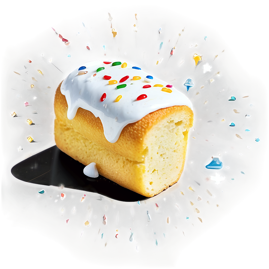 Frosted Twinkiewith Sprinkles PNG