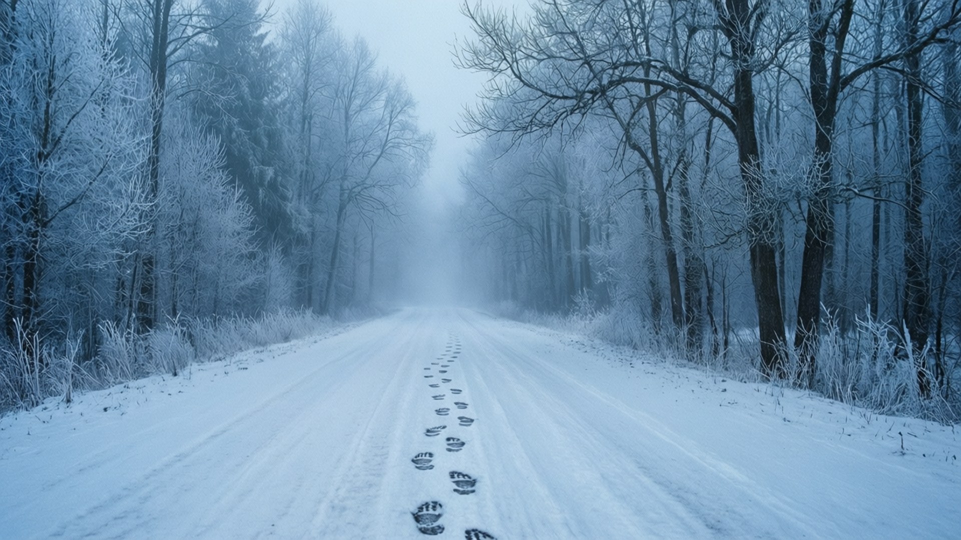 Frosty Path Sfondi