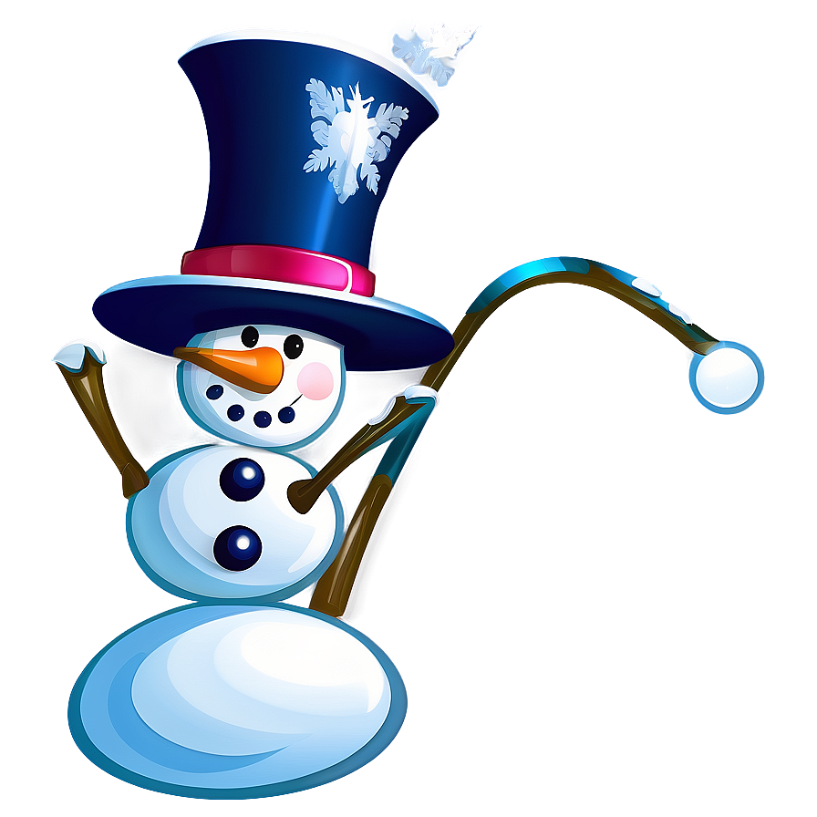 Download Frosty Snowman Illustration Png Sho32 | Wallpapers.com