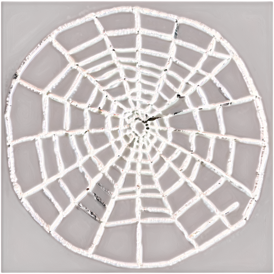 Frosty Spider Web Texture PNG
