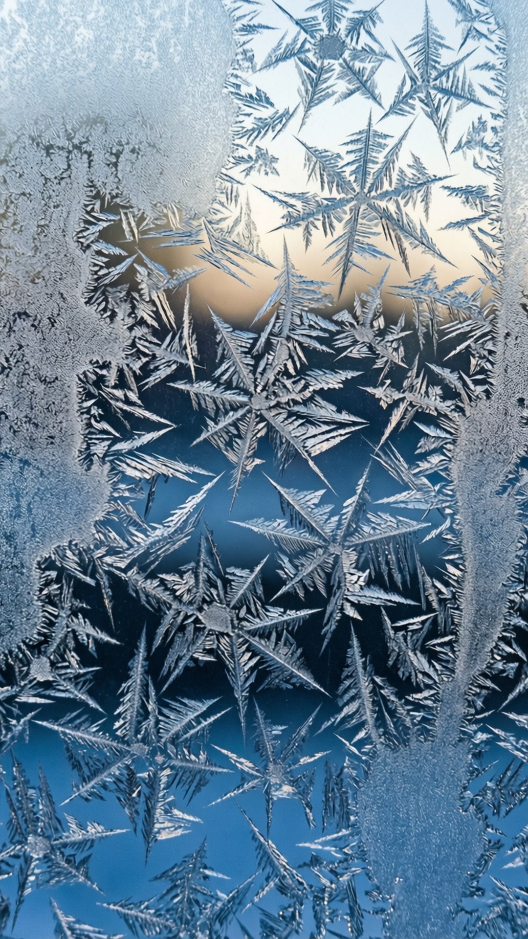 Vereistes Fenster Wallpaper