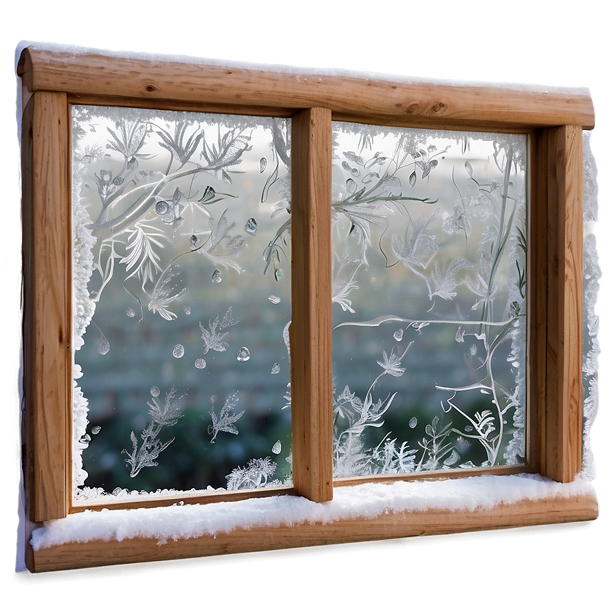 Frosty Window Pane Png 06112024 PNG