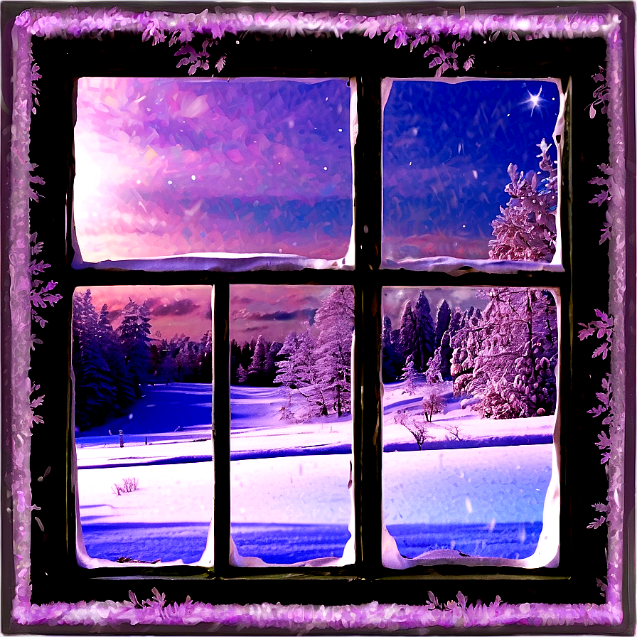 Frosty Window Pane Png Fhb30 PNG