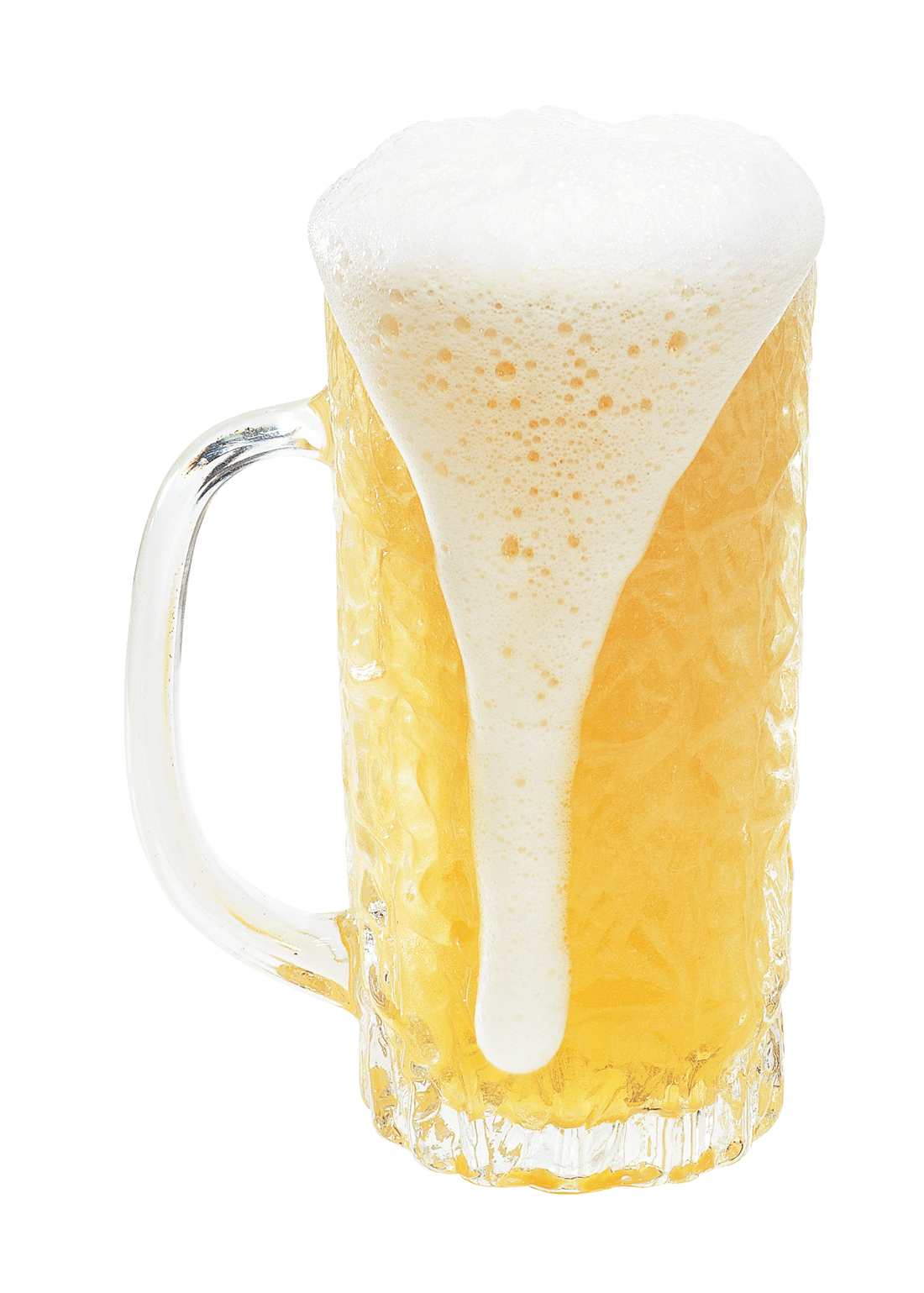 Frothy Beer Mug Overflow PNG