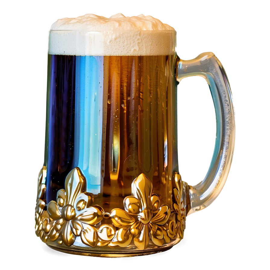 Frothy Beer Mug Png 05252024 PNG
