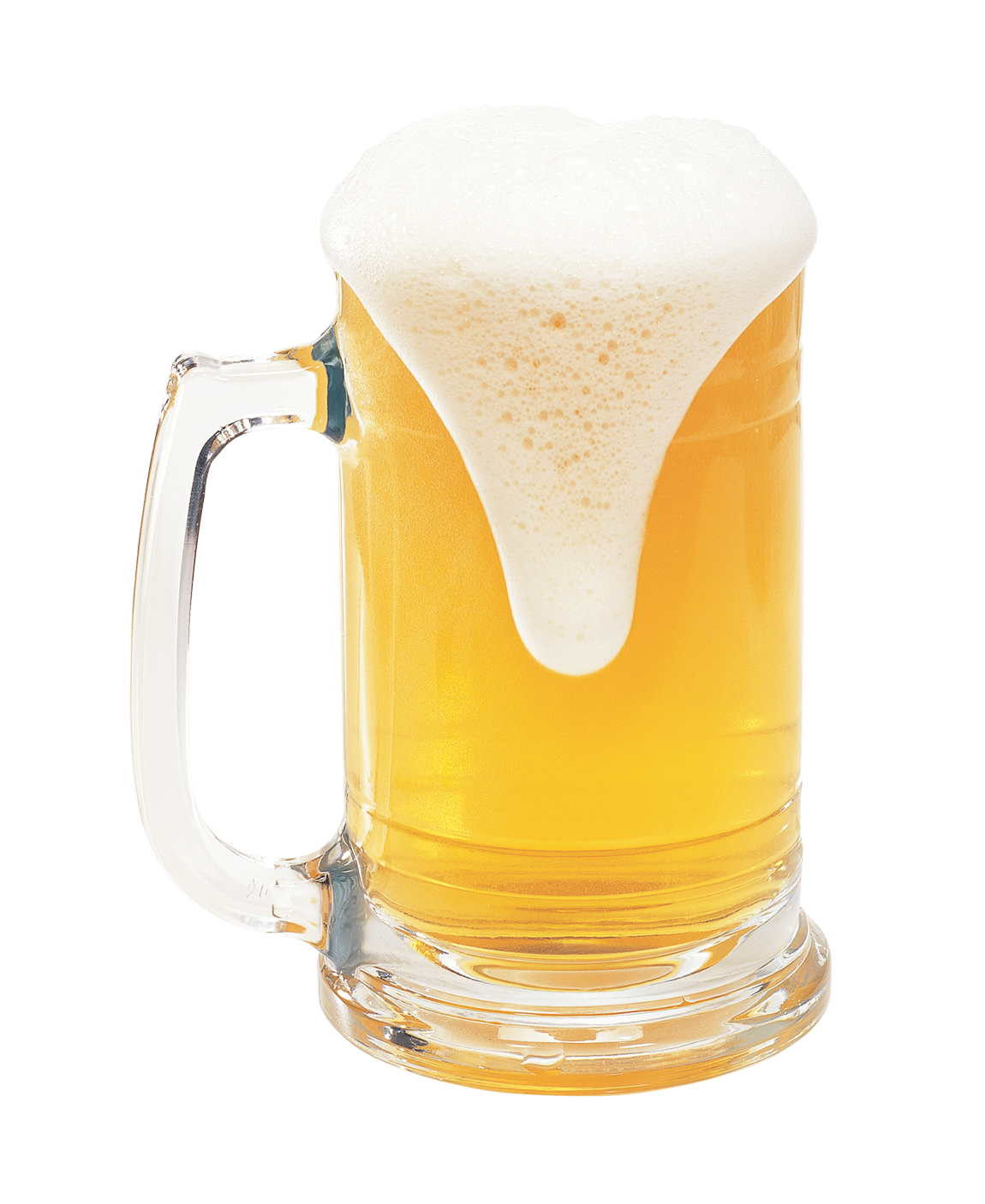 Frothy Beerin Glass Mug PNG