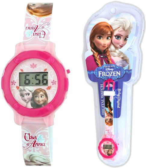 Frozen Anna Elsa Kids Watches PNG