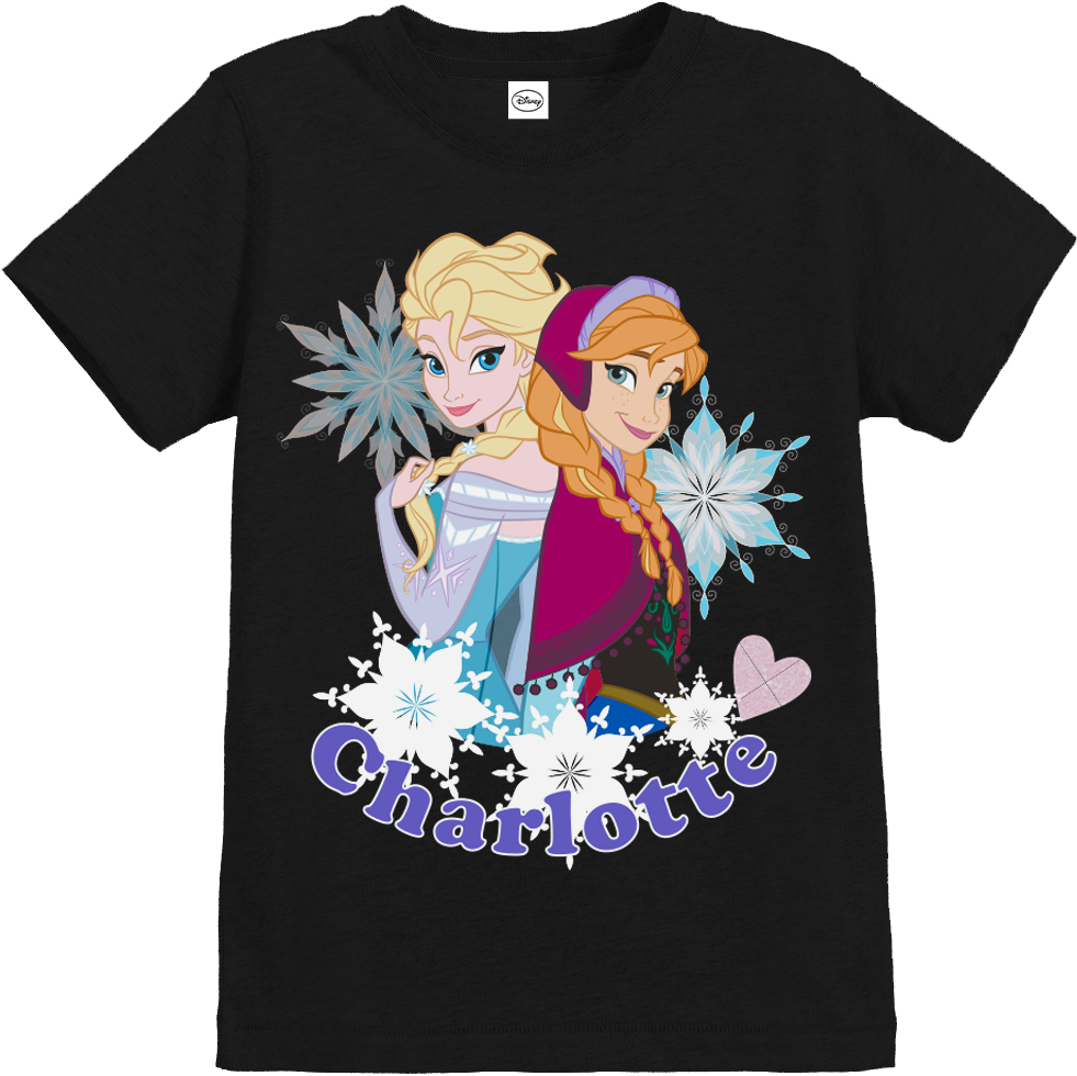 Frozen Anna Elsa Personalized Shirt PNG