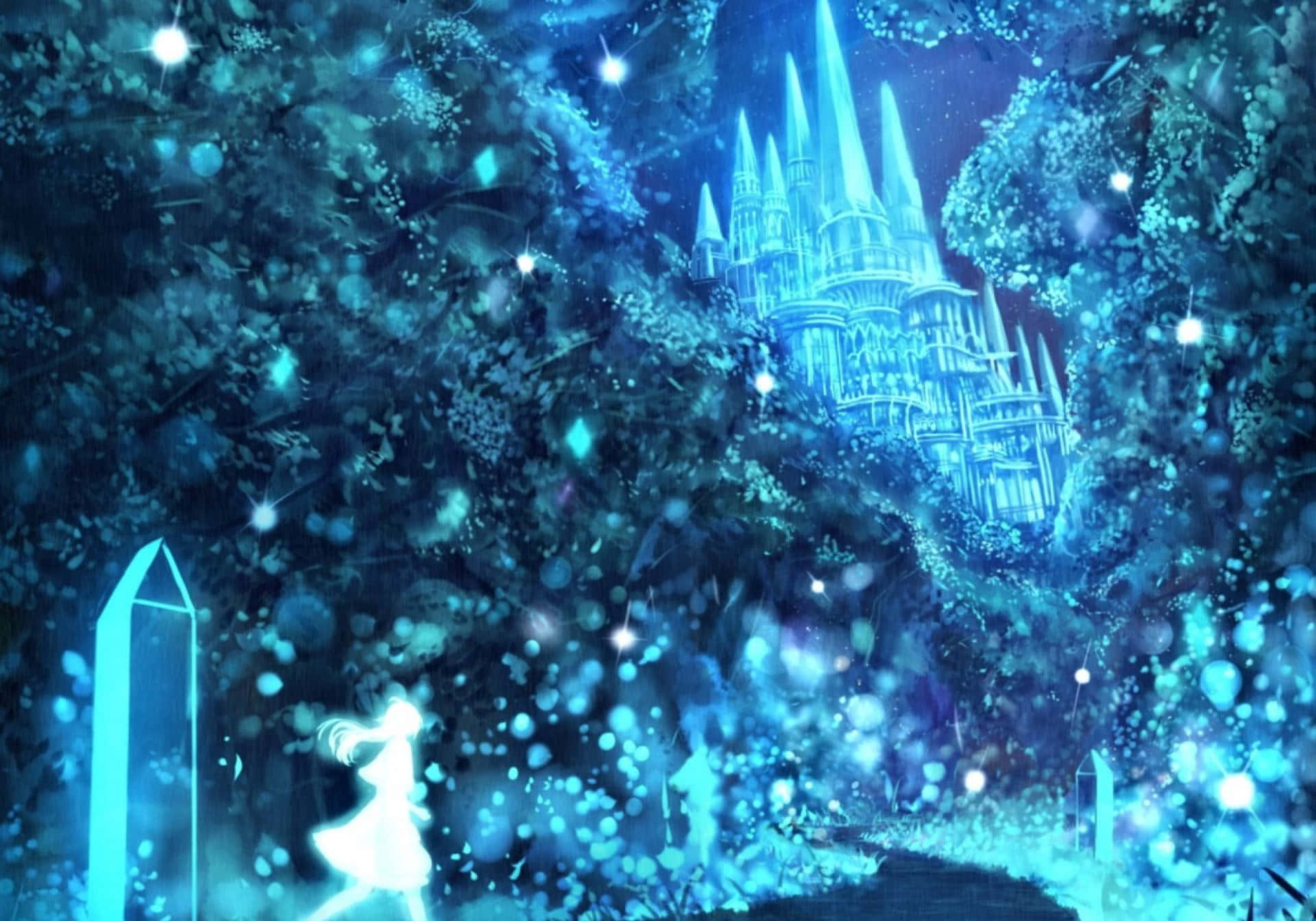 Frozen Castle in a Winter Wonderland