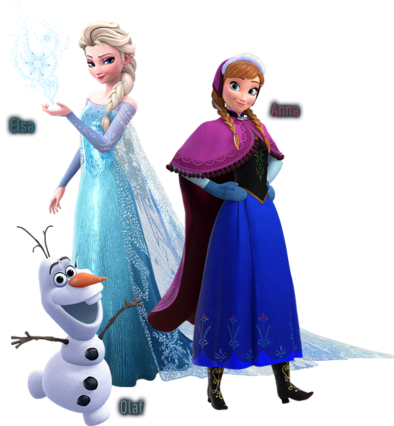 Download Frozen Elsa Anna Olaf Characters | Wallpapers.com