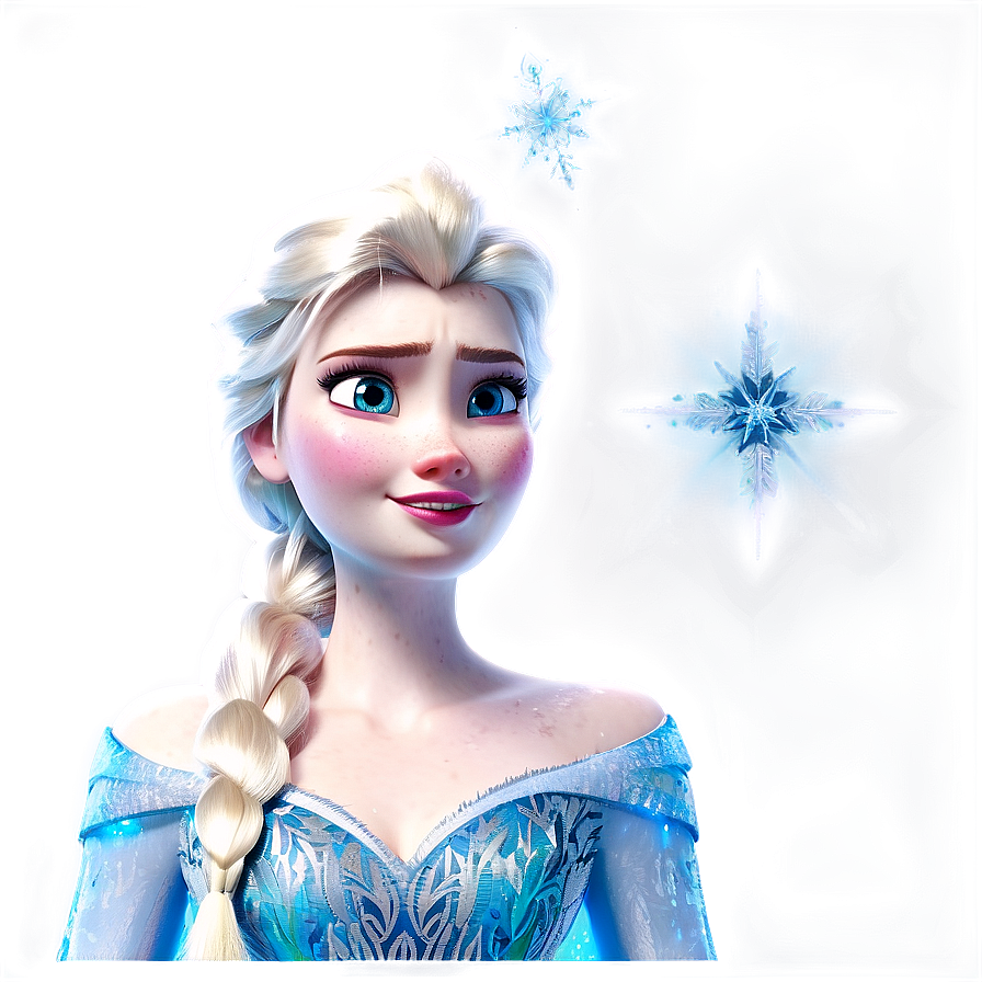 Frozen Elsa's Fearless Face Png Wii65 PNG
