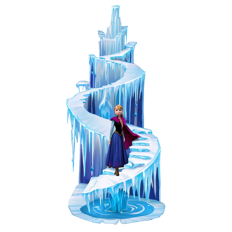 Frozen Elsa's Ice Staircase Png Fdh PNG
