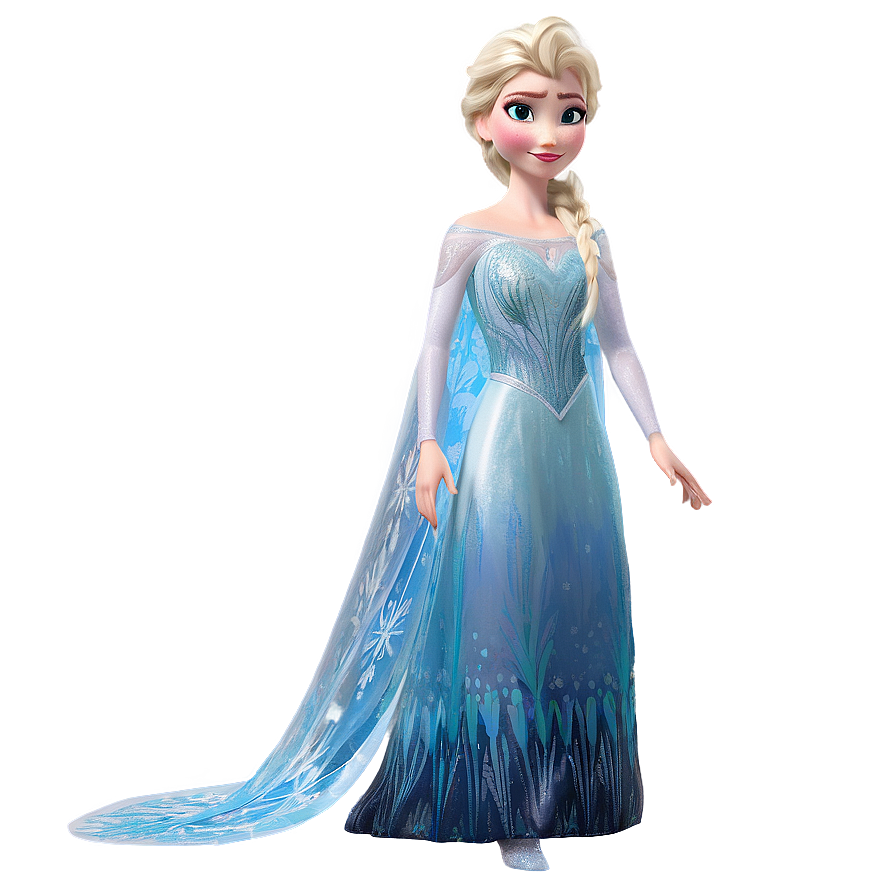 Frozen Elsa's Snow Queen Gown Png 51 PNG
