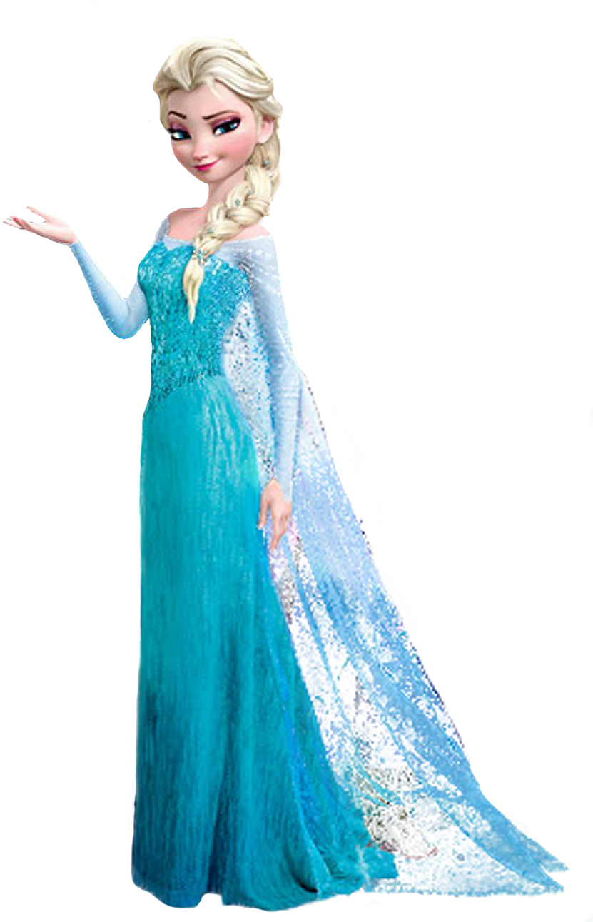 Frozen Elsain Ice Queen Gown PNG