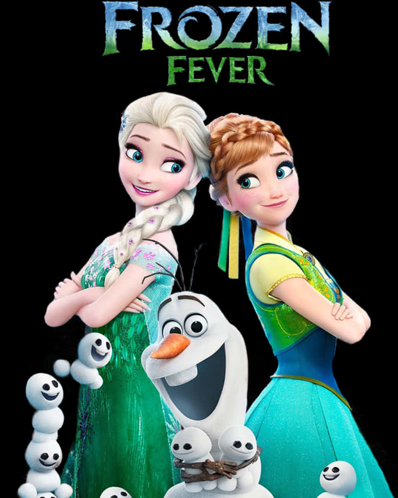 Frozen Fever Characters Elsa Anna Olaf PNG