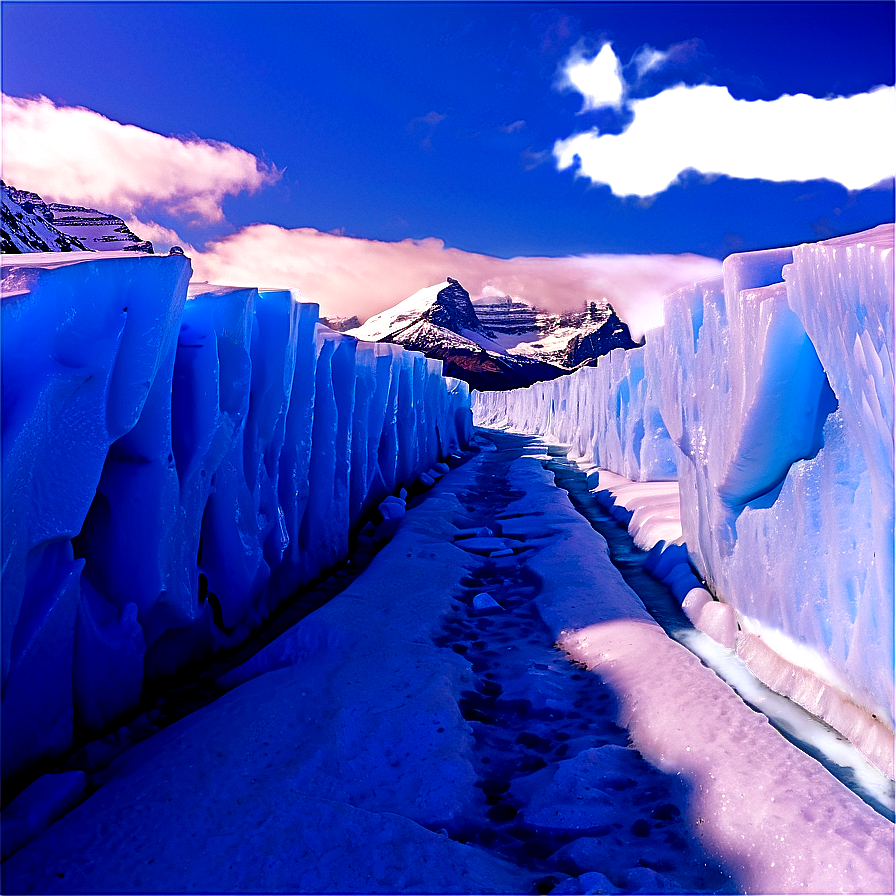 Frozen Glacier Walkway Png 6 PNG