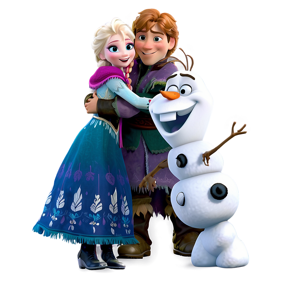 Download Frozen Group Hug Scene Png 17 | Wallpapers.com