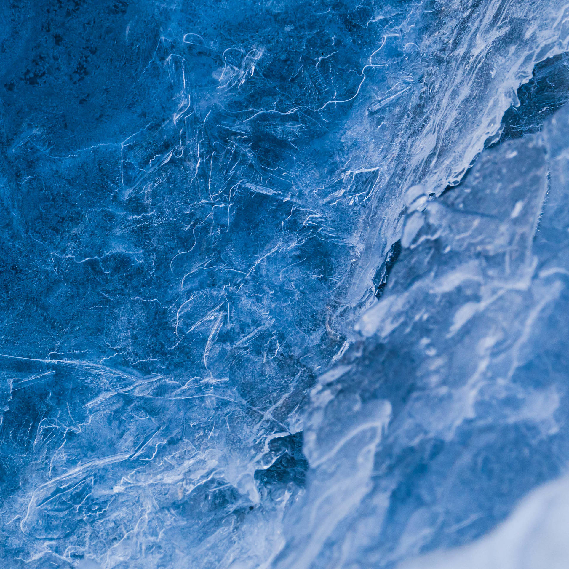 Macro shot of Elsa's icy magic Wallpaper