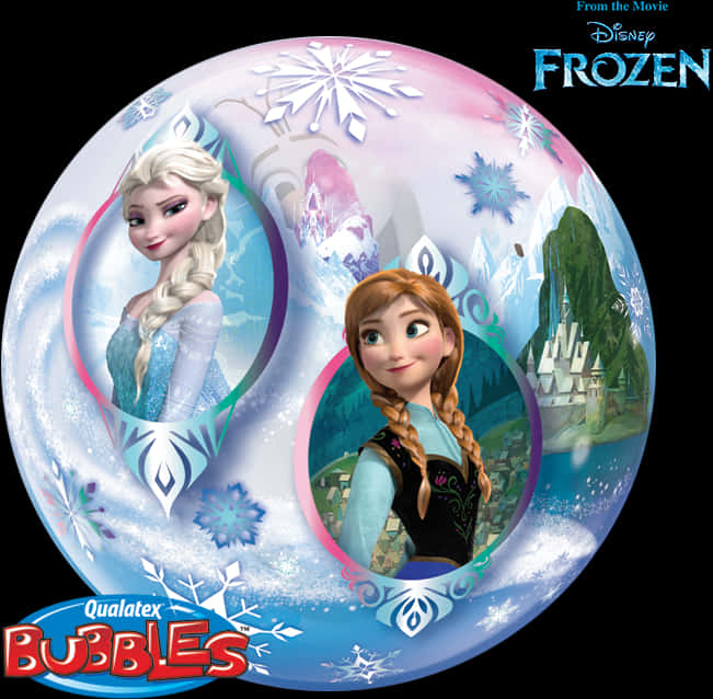 Frozen Movie Bubble Balloon PNG