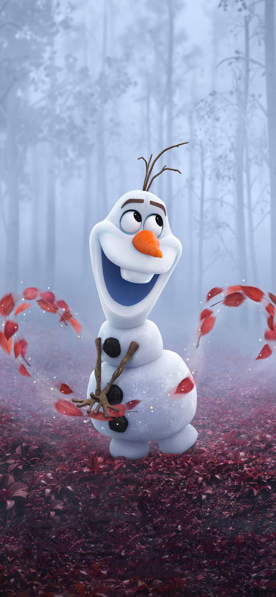 Frozen Olaf Winter iPhone Wallpaper