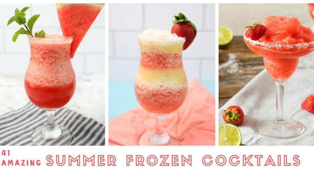 Sommerlichegefrorene Cocktails Bild