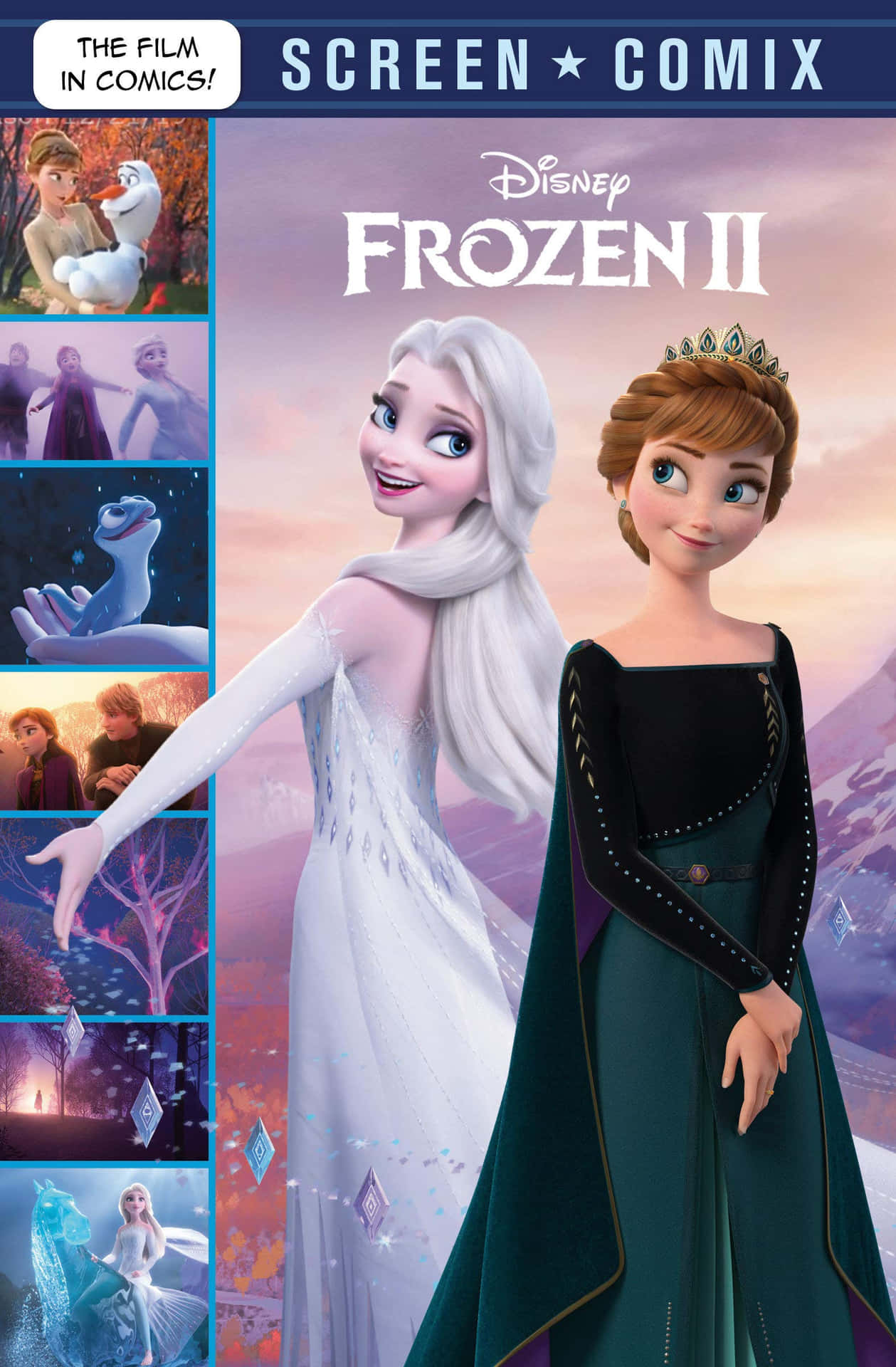 Disney Frozen Skærmbillede Comics Billede Tapet