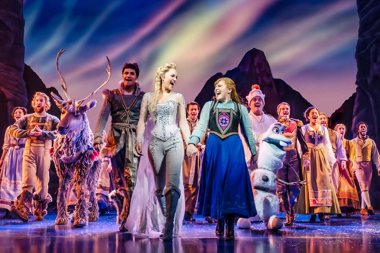 Frozen Musical Play Artists Picture