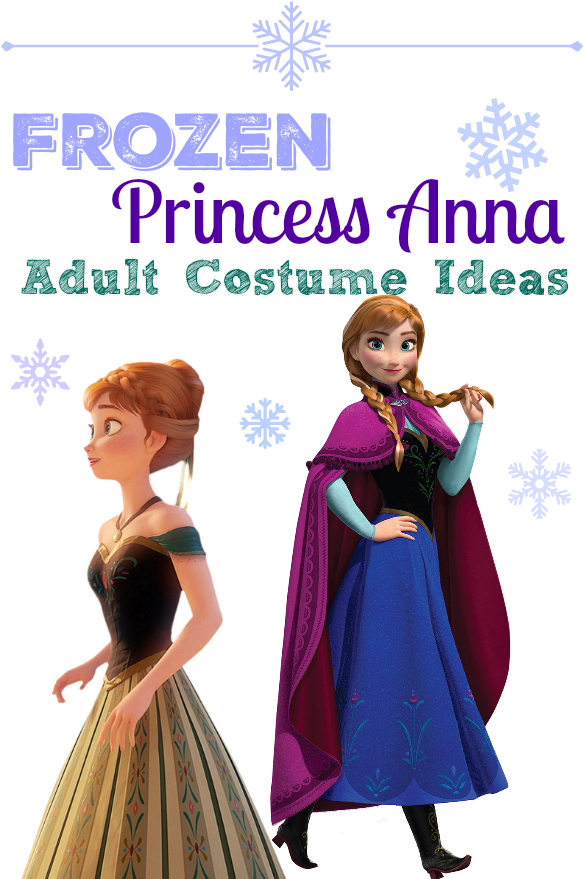 Frozen Princess Anna Costume Ideas PNG