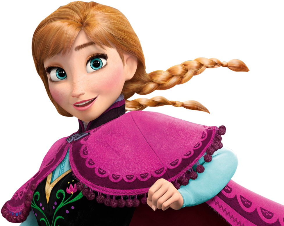 Frozen Princess Anna Smiling PNG