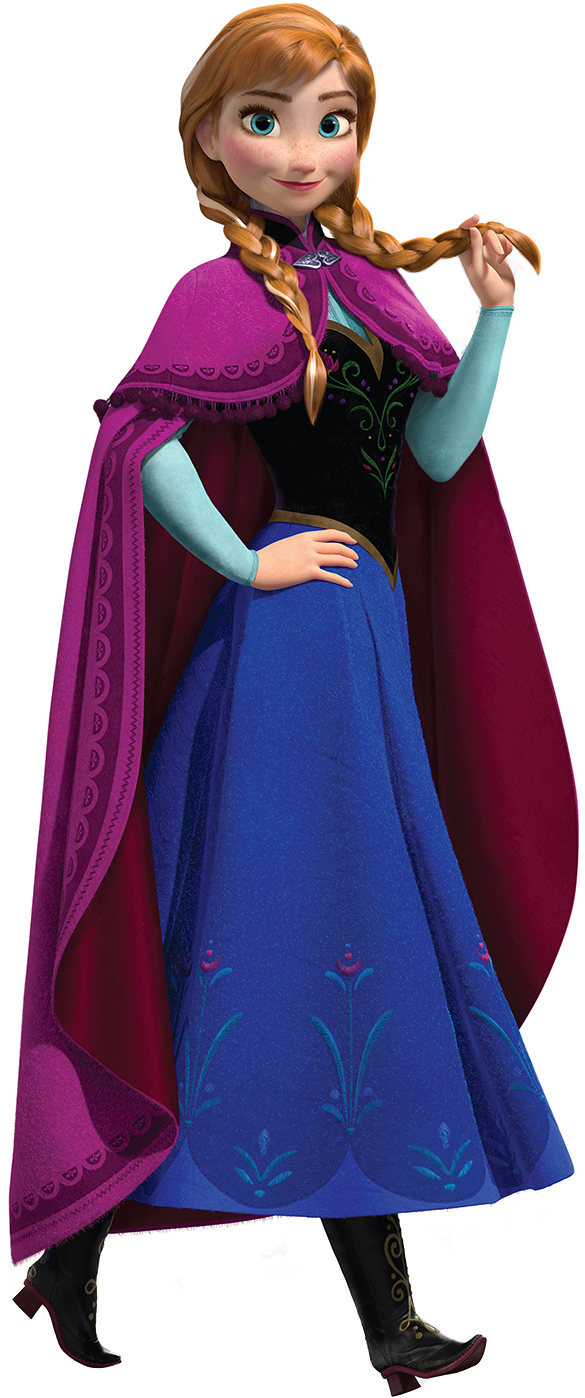 Frozen Princessin Traditional Dress PNG
