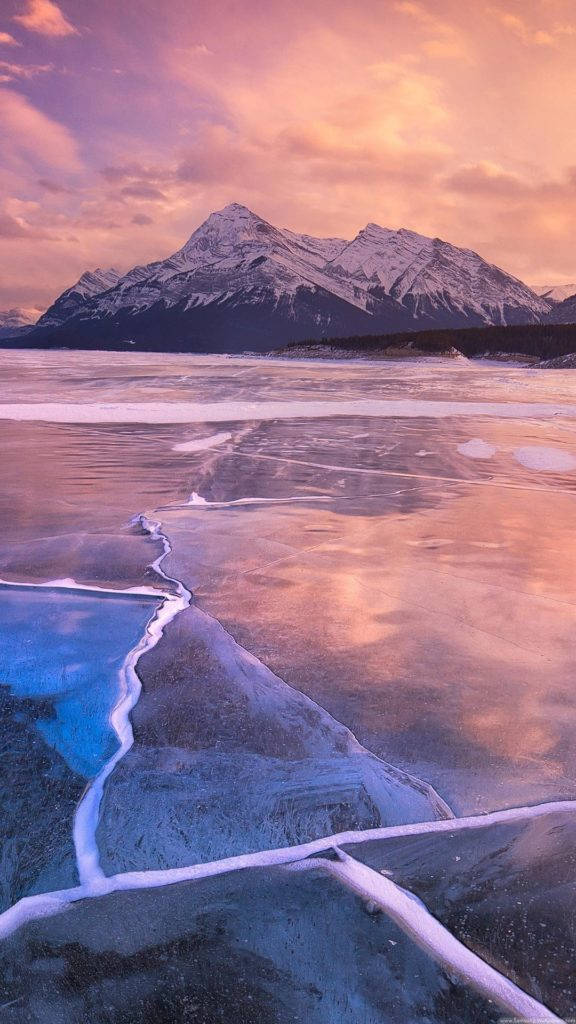 Frozen Sea Nature Iphone Wallpaper