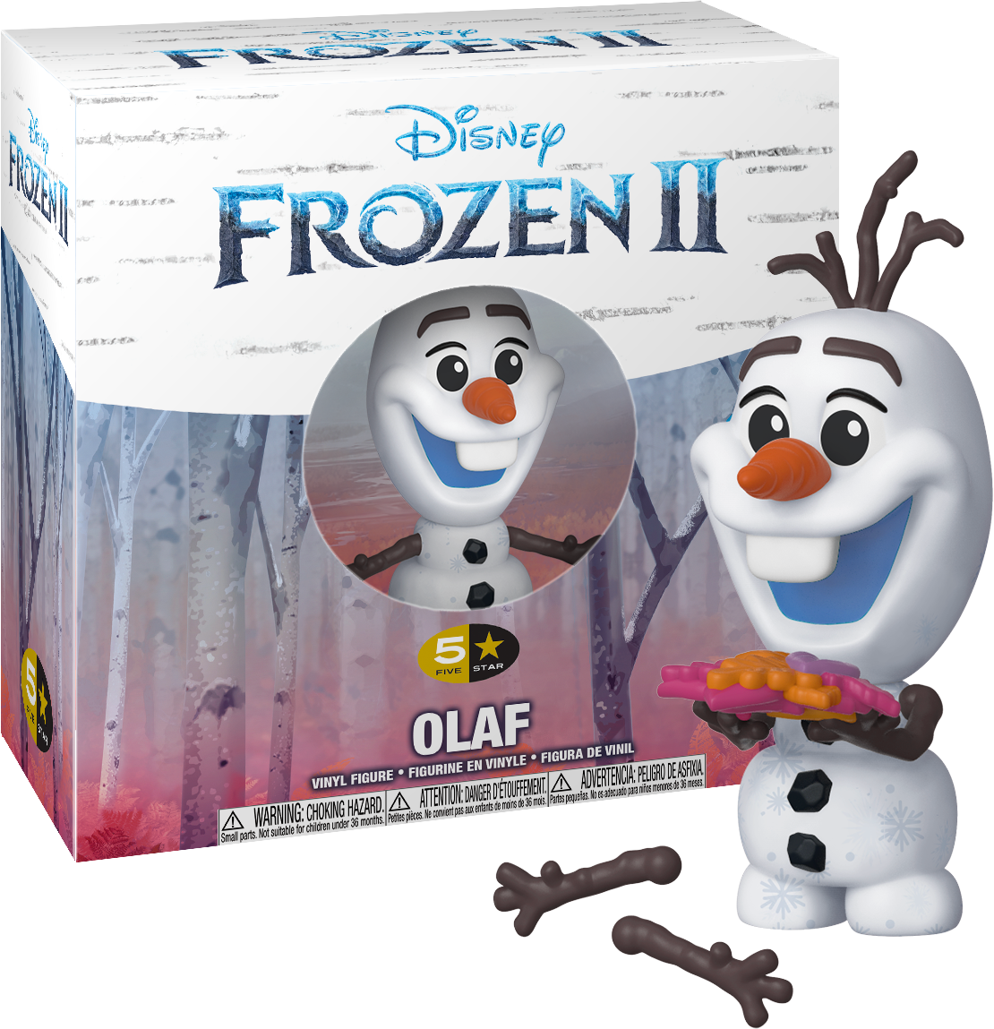 Frozen2 Olaf Vinyl Figure Packaging PNG