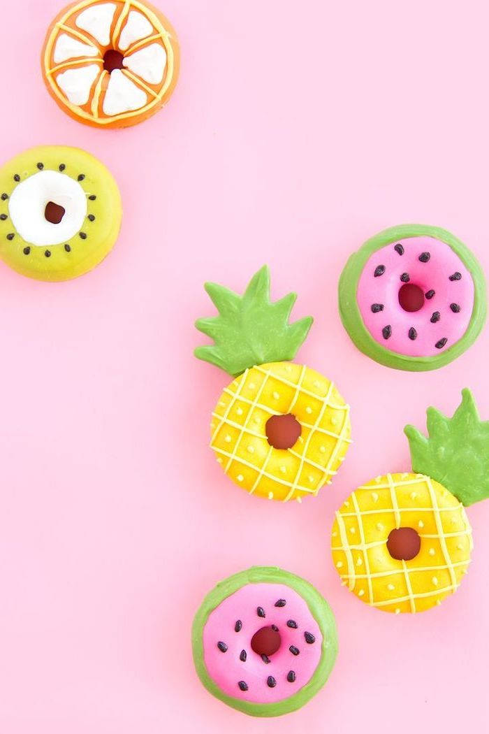 Frugt Donuts Girly Iphone Wallpaper