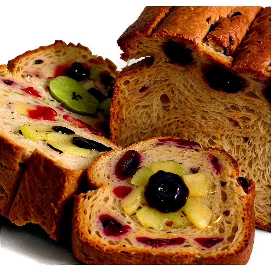 Fruit Bread Slice Png 53 PNG