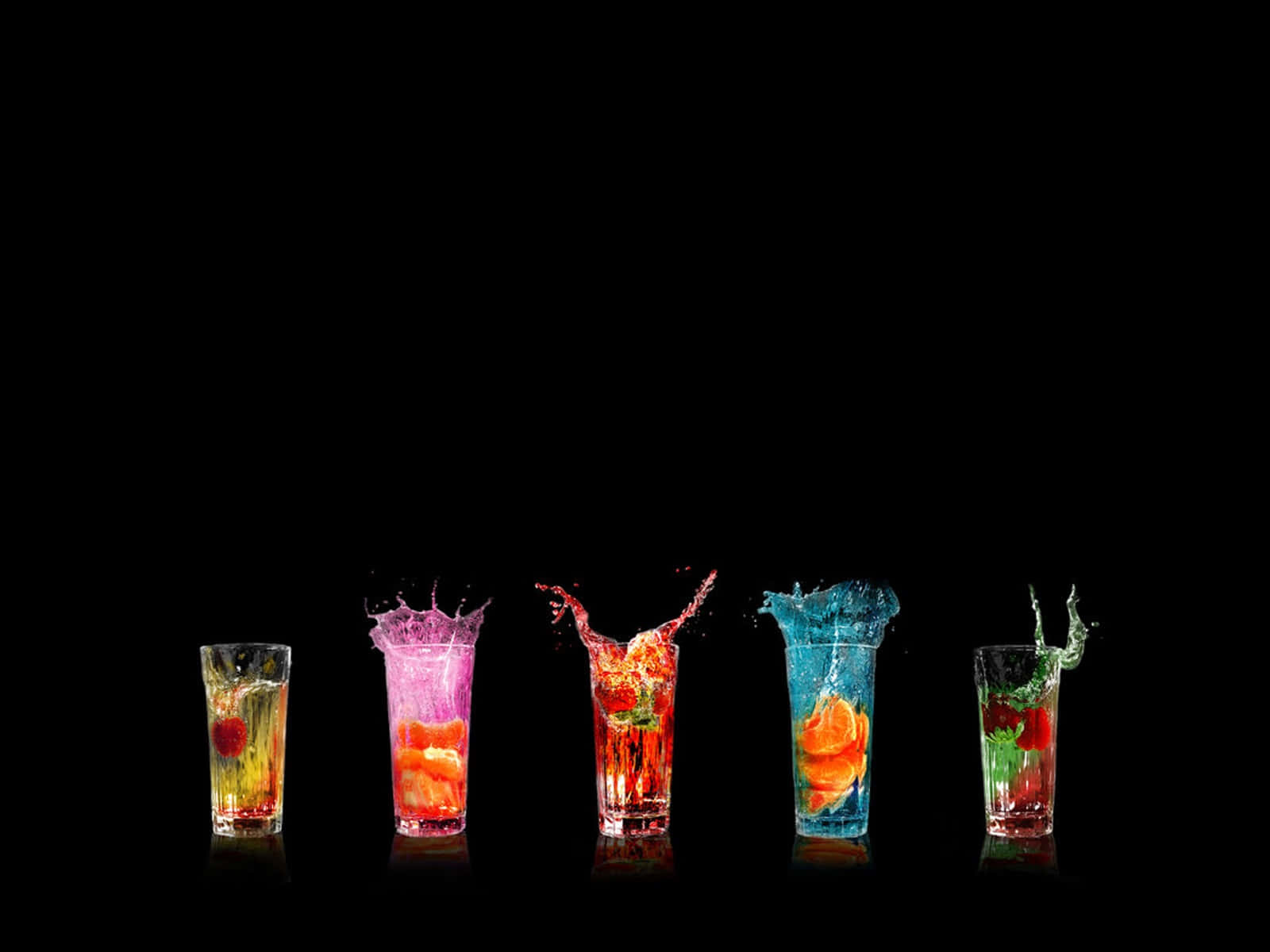 Fruity Cocktail Extravaganza Wallpaper
