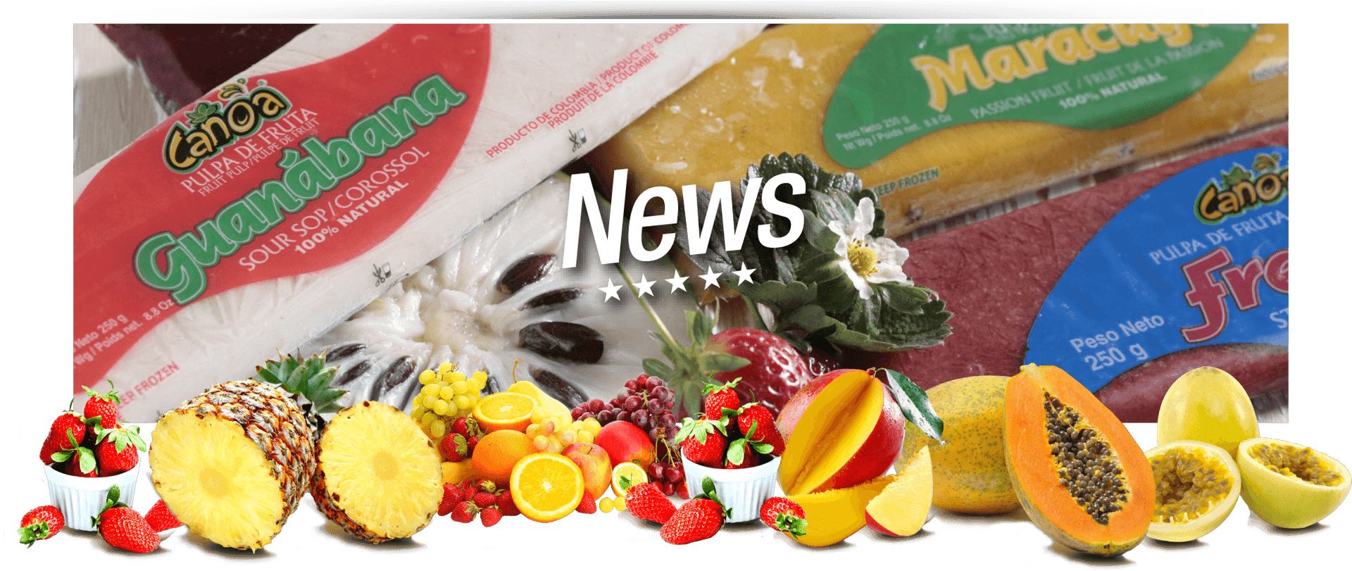 Fruit Pulp Products Announcement PNG