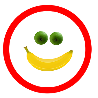Fruit Smile Traffic Sign PNG