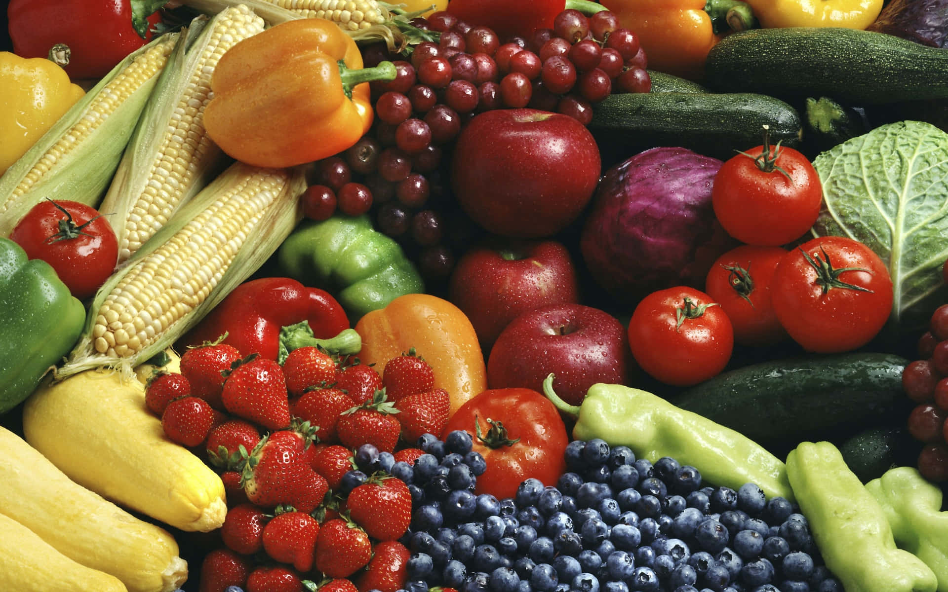 Enbunke Af Frugter Og Grøntsager