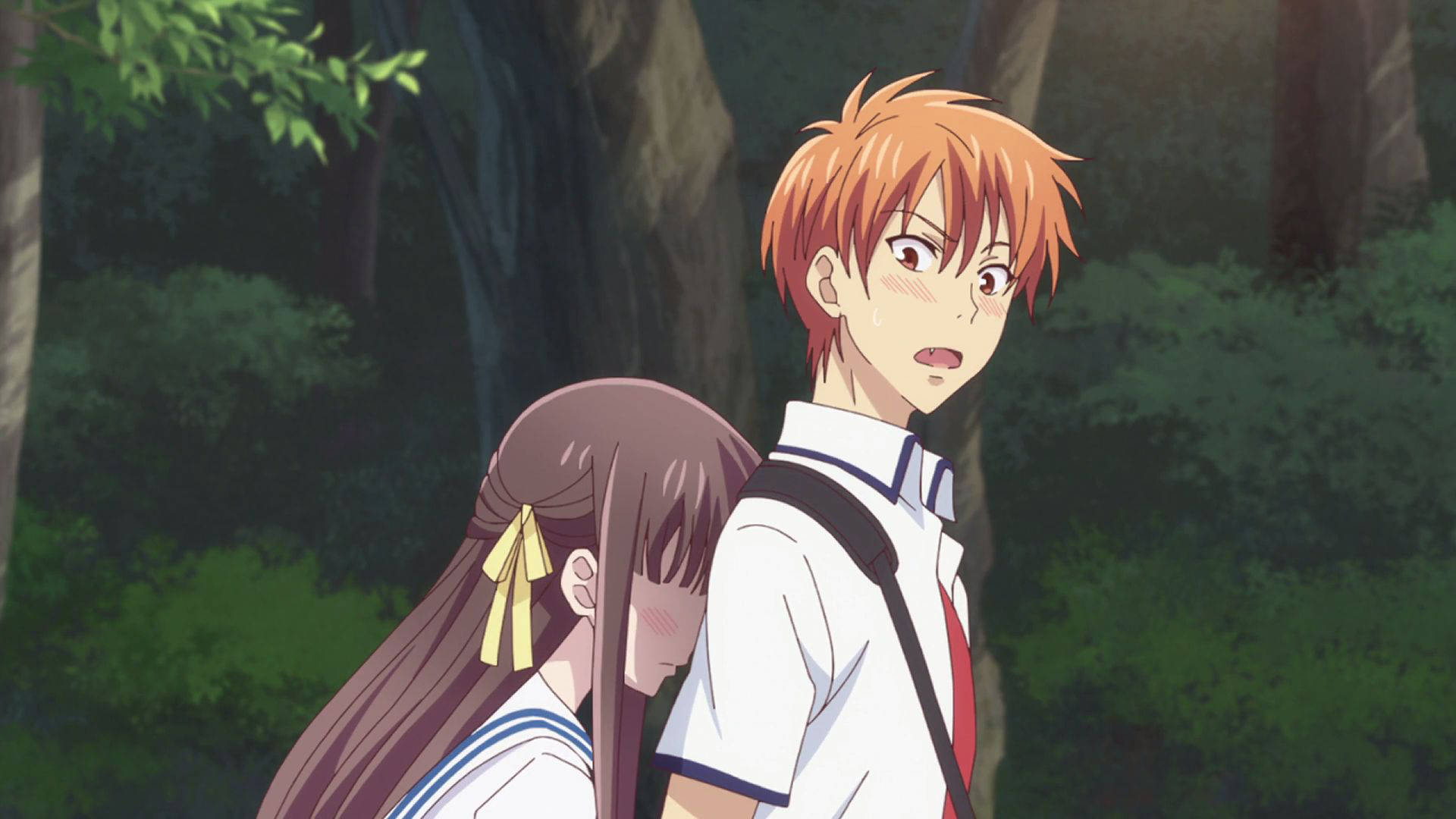 Fruits Basket Kyo And Tohru In Forest
