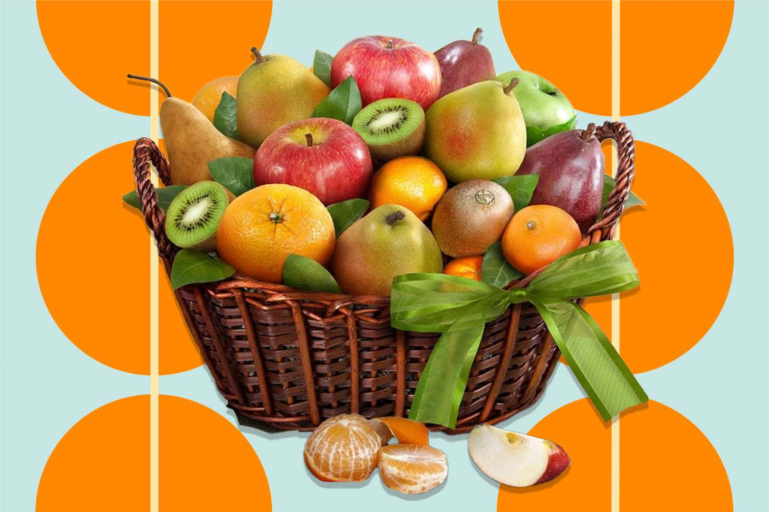 An Abundance of Colorful Fruits in a Basket