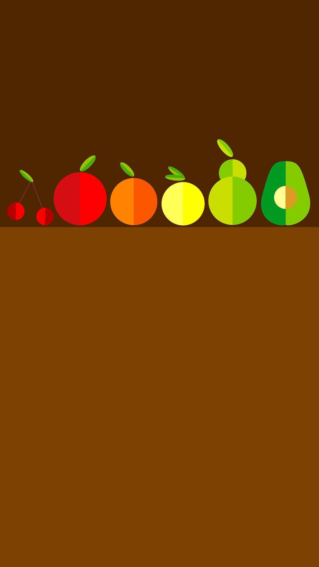 Fruits Minimalist Iphone Wallpaper