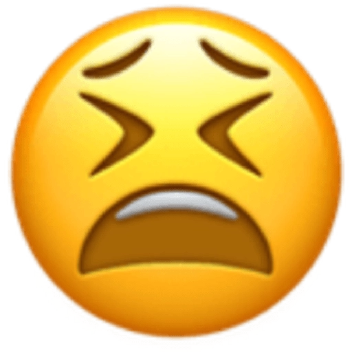 Frustrated Emoji Expression PNG