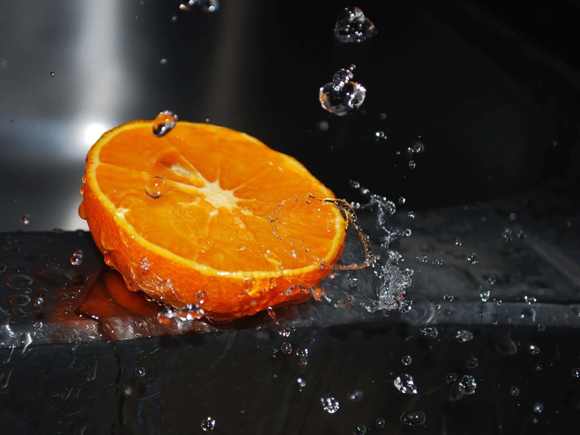 Frutade Naranja Recién Cosechada