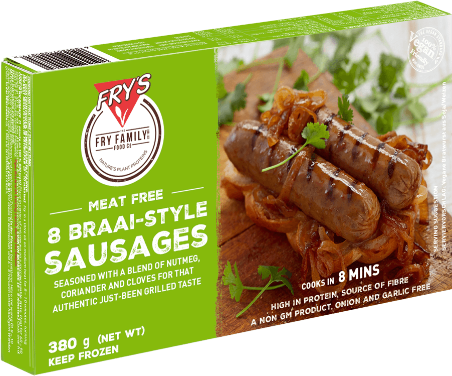 Download Frys Meat Free Braai Style Sausages Packaging | Wallpapers.com