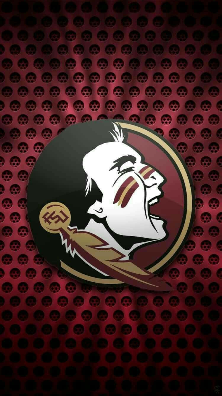 Florida State Seminoles Logo On A Red Background Wallpaper