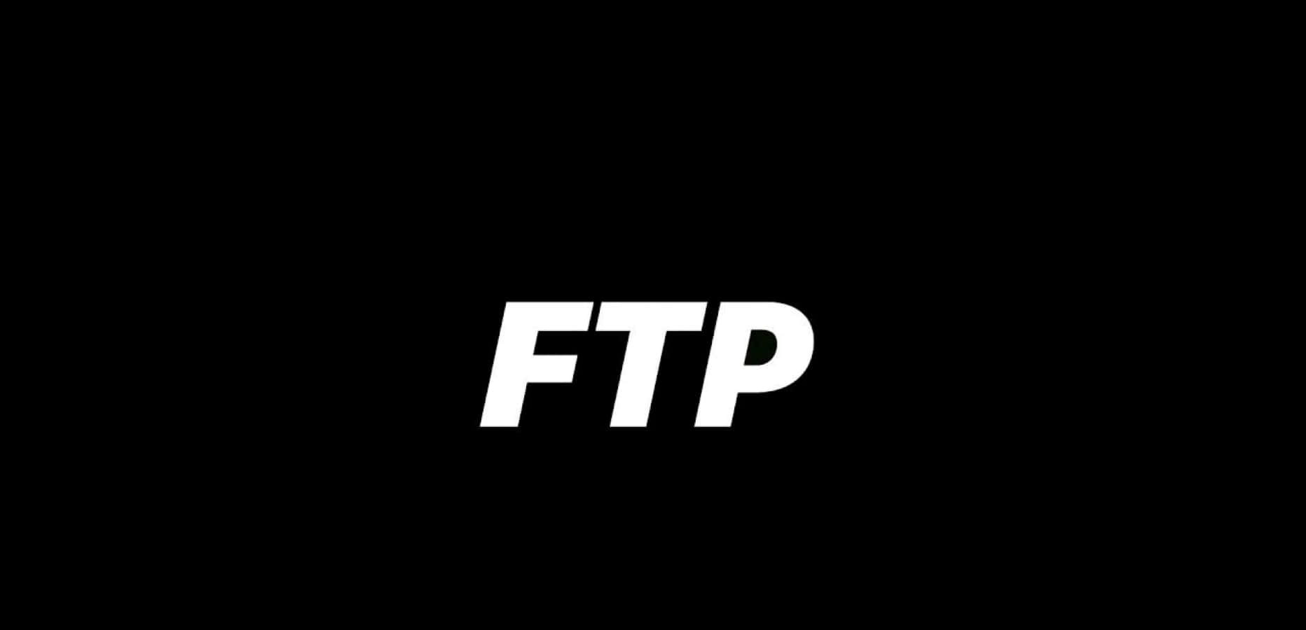 Conexiónal Servidor Ftp En Una Pantalla De Ordenador. Fondo de pantalla