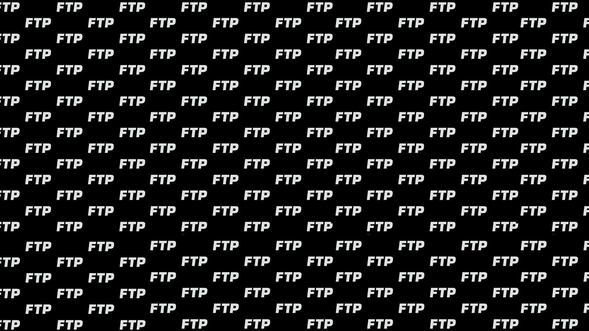 FTP Interface on a Computer Screen Wallpaper