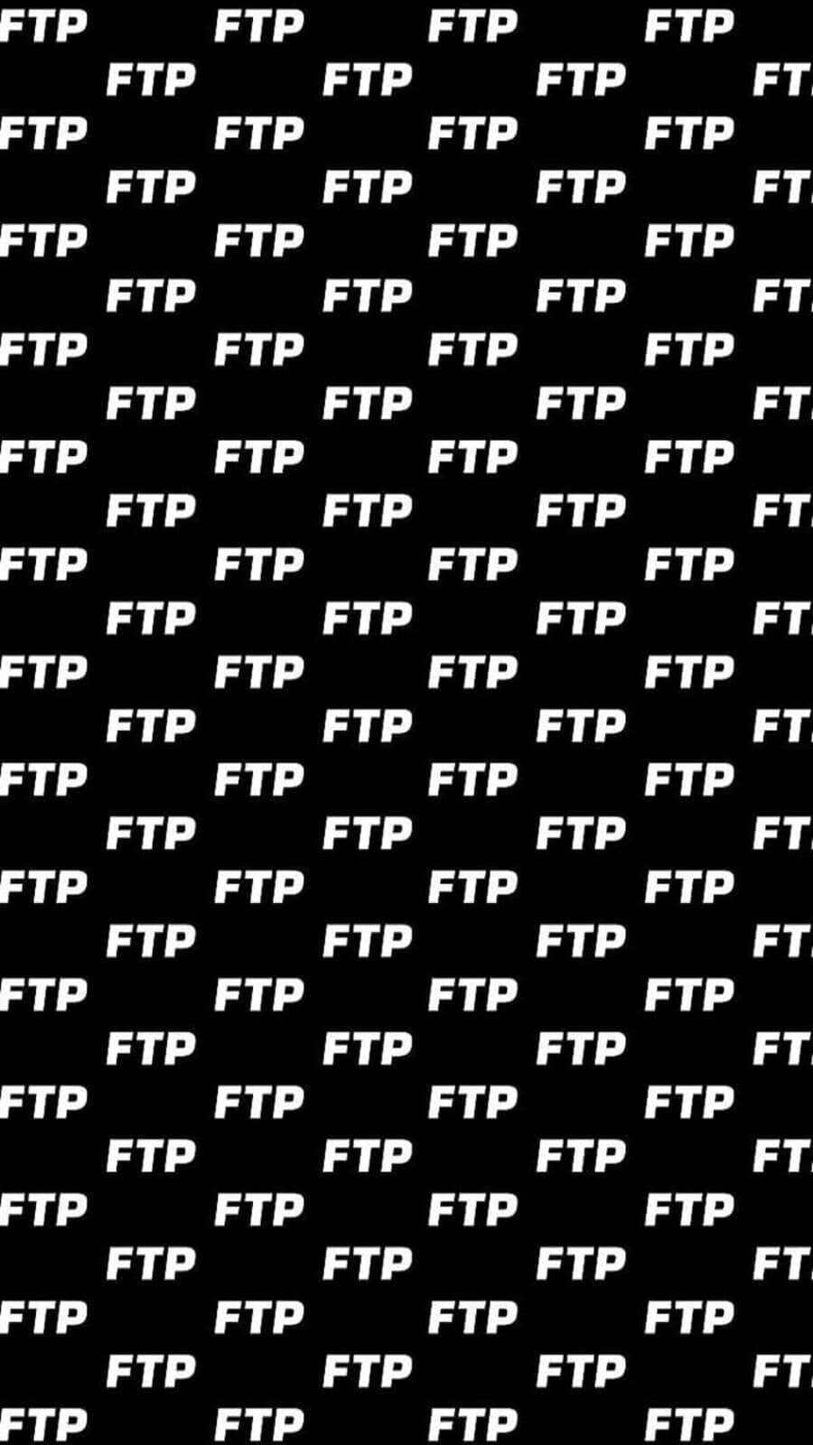 FTP Abstract Concept with Futuristic Elements Wallpaper