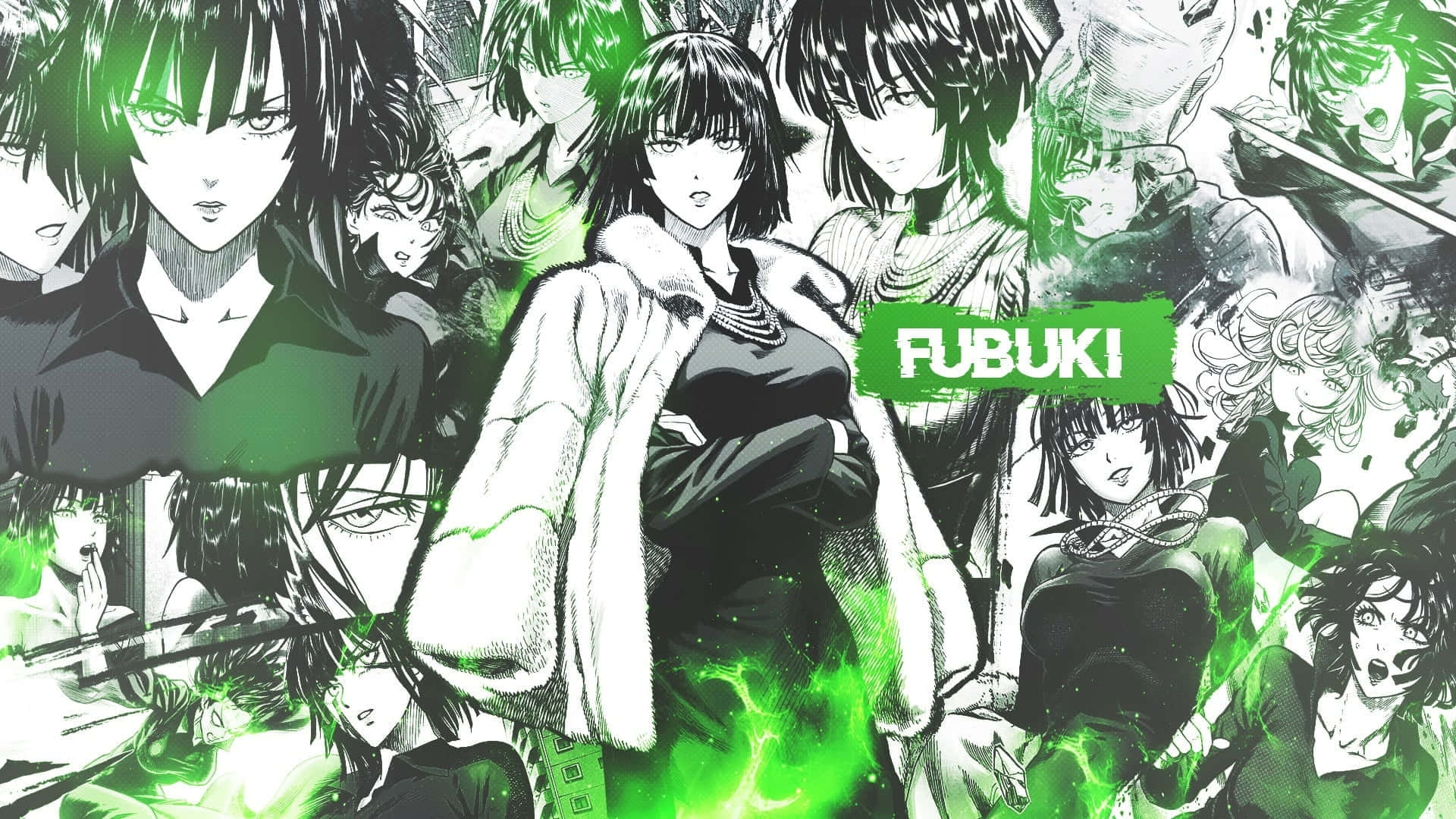 Fubuki from One Punch Man in action pose Wallpaper